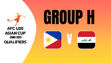 Philippines U20 vs Iraq U20 | AFC U20 Asian Cup China 2025 Qualifiers