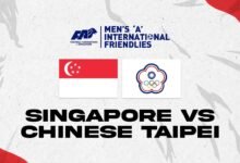 International ‘A’ Friendly Match: Singapore vs Chinese Taipei